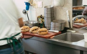 Best street food in Lisbon. Bifana at O Trevo