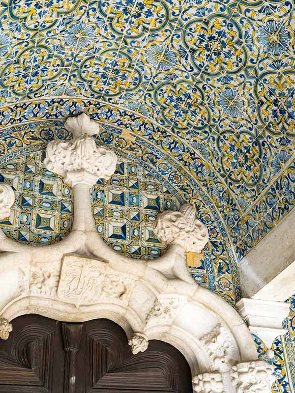 Incredible tiles at Chelas Convent