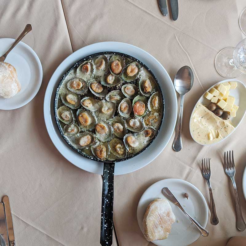 Limpets at Espaco Acores restaurant, Lisbon