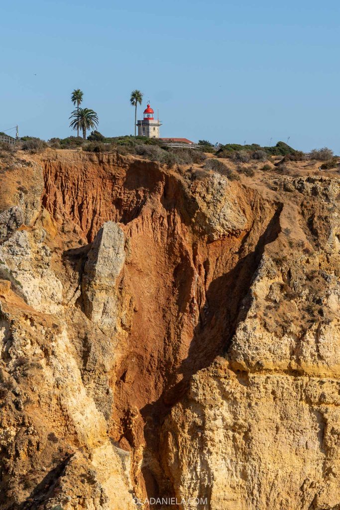 The lighthouse and cliffs at Ponta da Piedade in Lagos, Algarve