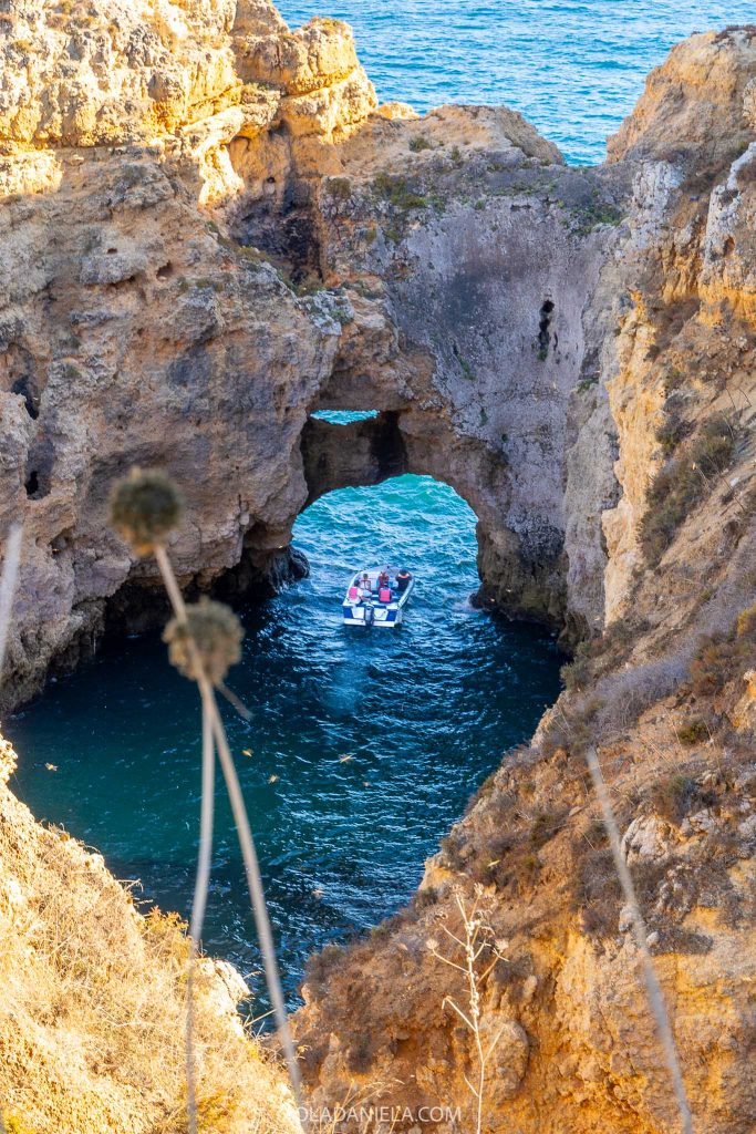 Take a boat ride around the caves of Ponta da Piedade in Lagos, Algarve