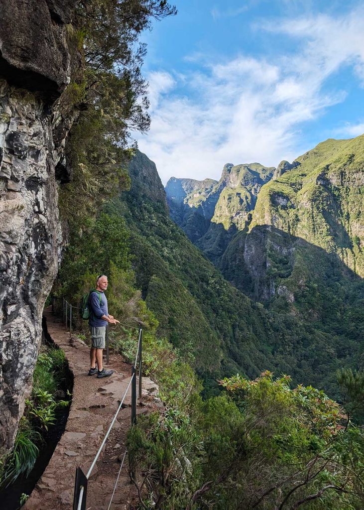 Walking the levada de Caldeirão Verde on Madeira Island