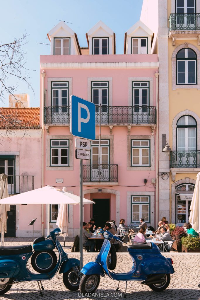 A street scene in Belém, Lisbon