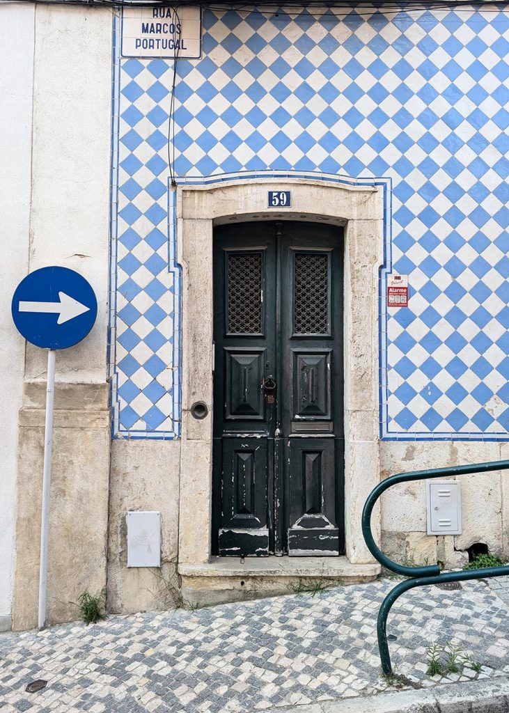 Tiled building in Lisbon