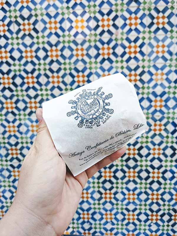 Pastel de nata from Antiga Confeitaria de Belém, Lisbon