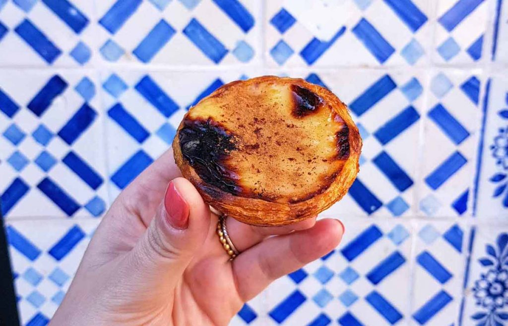 Pastel de nata in Lisbon, Portugal