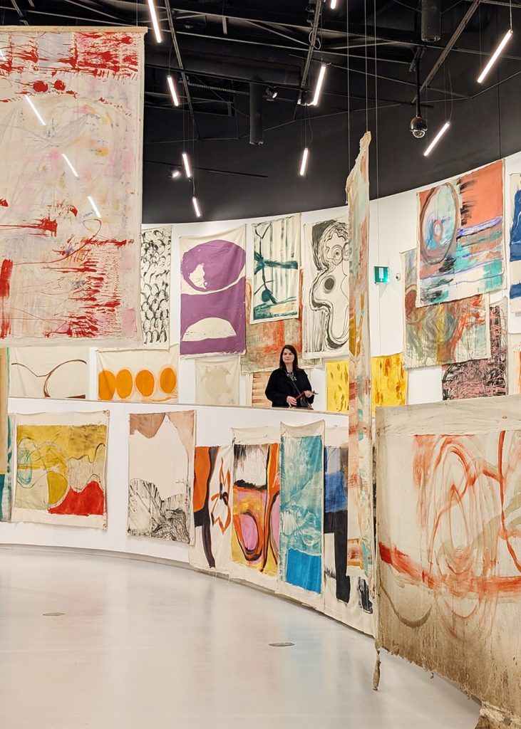 A colourful art exhibition at MAAT in Lisbon