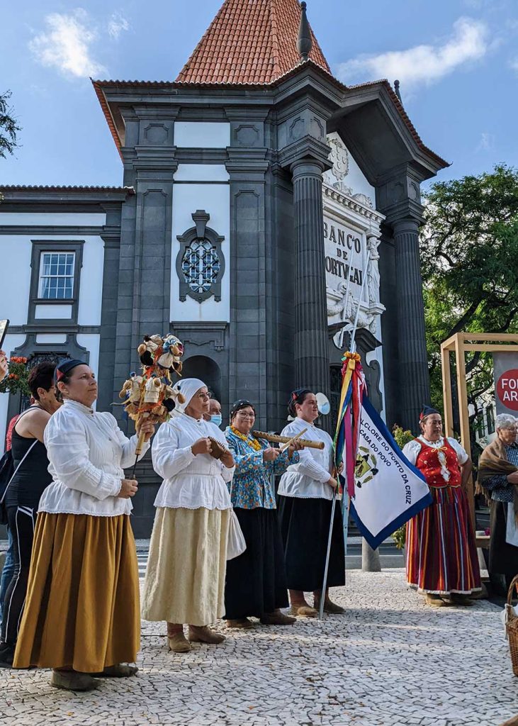 Folk music at the Madeira Festival of Flowers in May