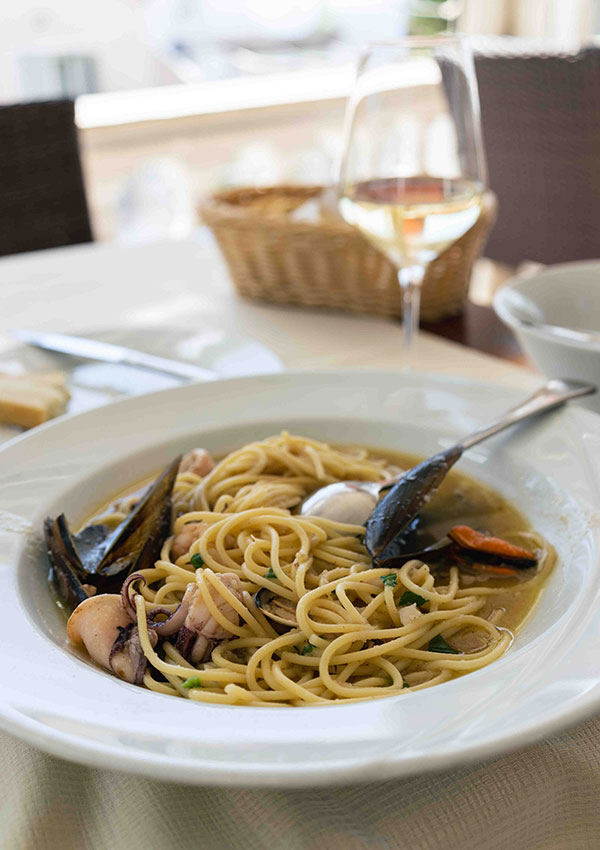 Dish at Lungo Mare in Hvar Island Croatia