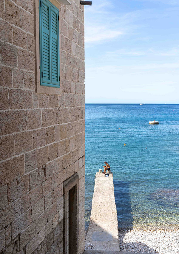 Komiza on Vis Island in Croatia