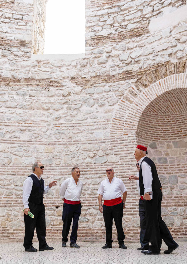 Klapa music in Split, Croatia
