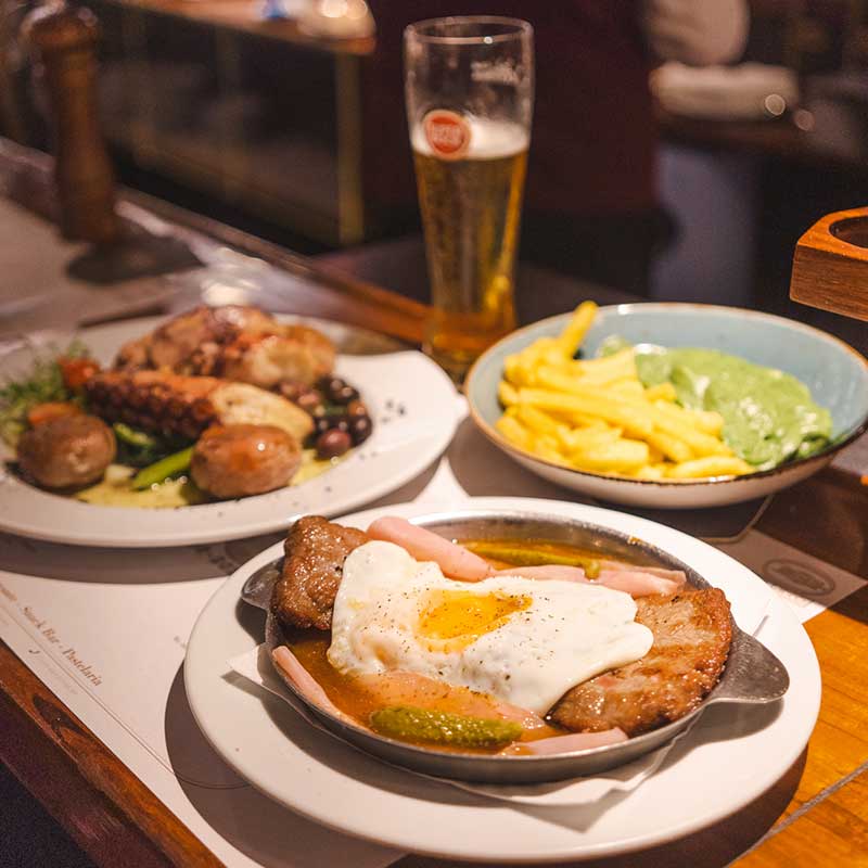 Galeto is a fun and old school place to eat in Lisbon