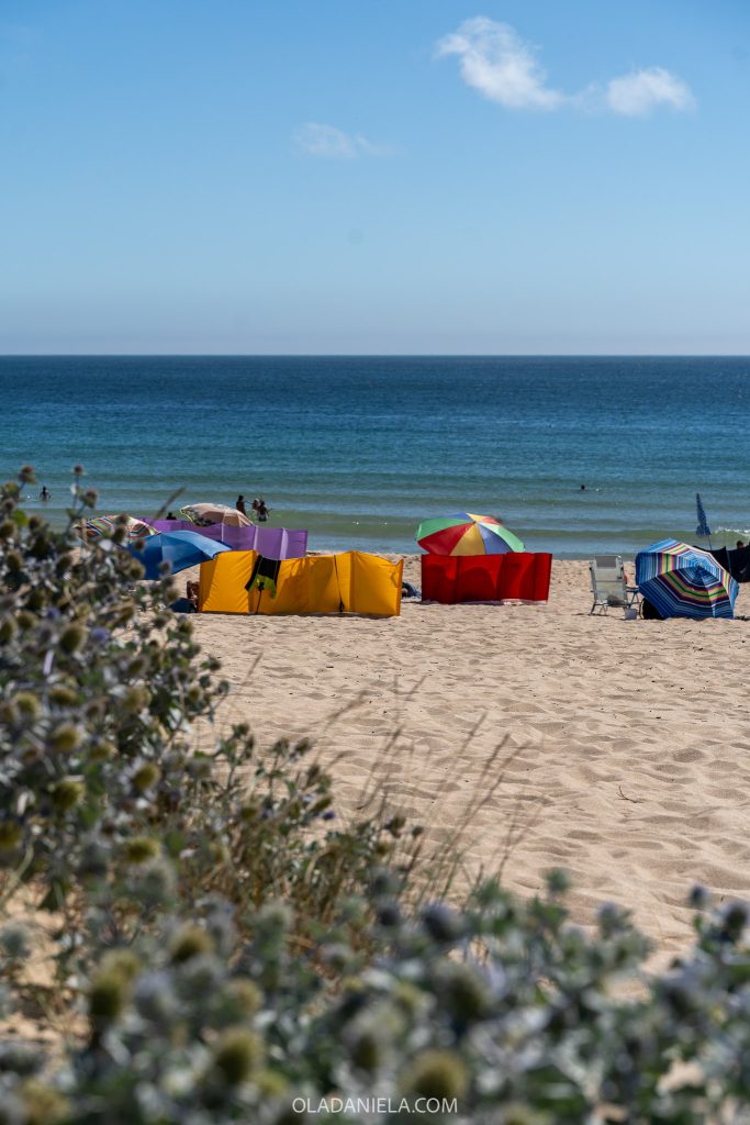 The beach in Peniche