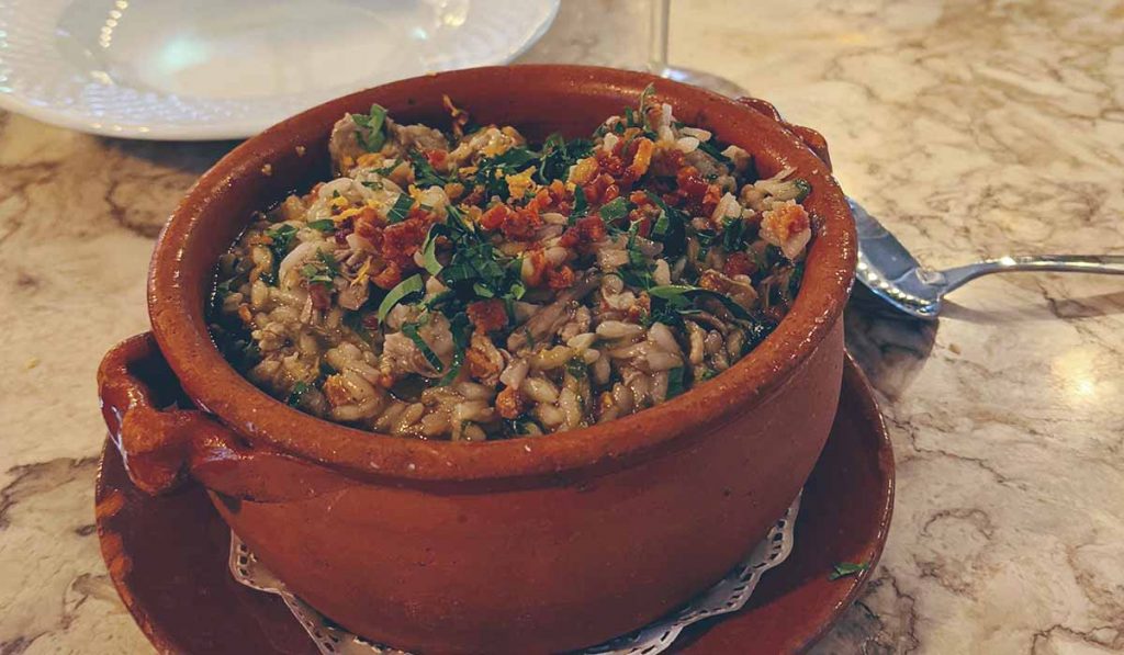Duck rice is a delicious and homely classic Portuguese recipe
