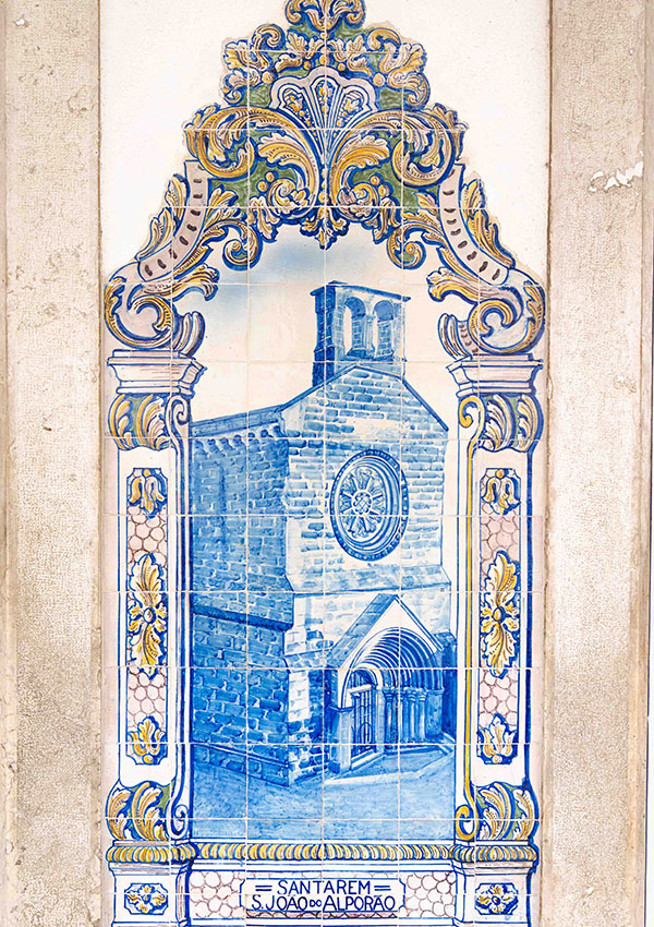 Estação de Santarém Train Station tiles azulejos