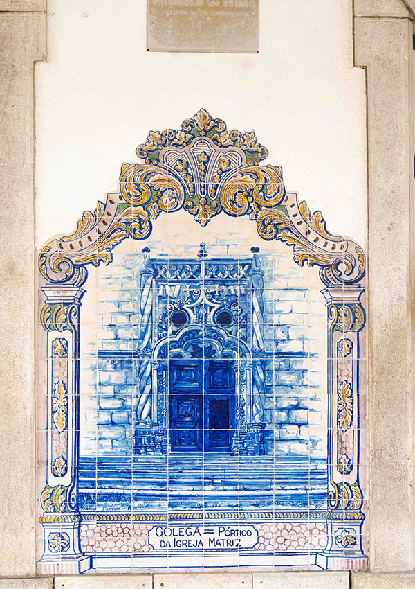 Estação de Santarém Train Station tiles azulejos