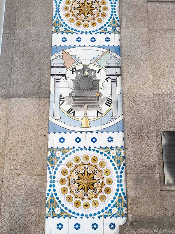 São Bento Railway Station in Porto is covered in beautiful antique azulejos and tiles