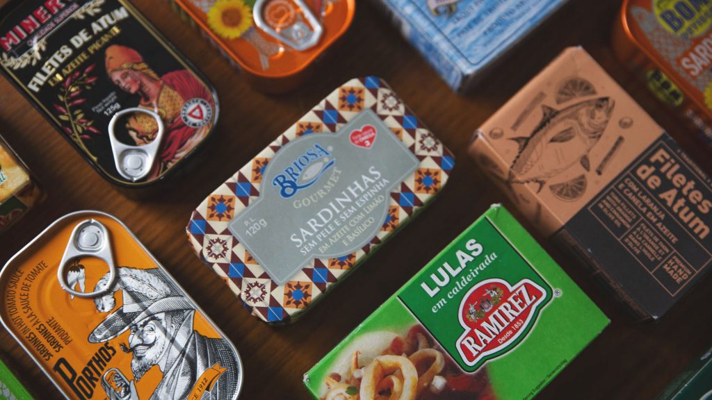 Tinned fish / sardines / sardinhas, excellent souvenirs to buy in Portugal
