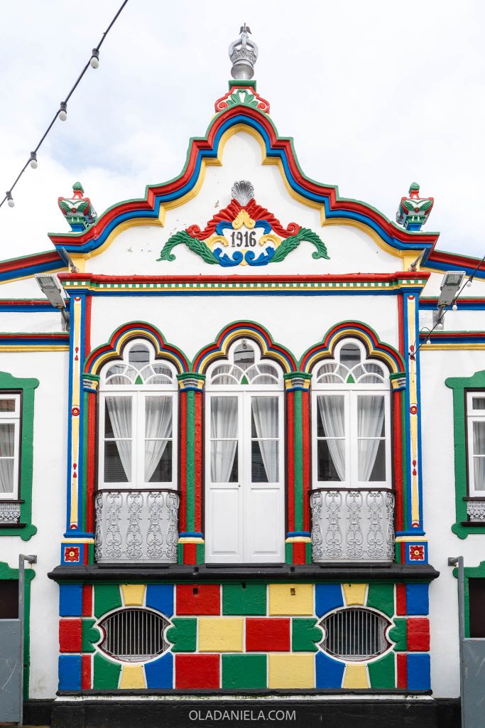 A colourful imperio Terceira Island, Azores