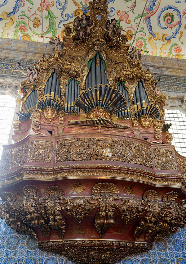 Best things to do in Coimbra - admire the organ inside Capela de São Miguel - University of Coimbra