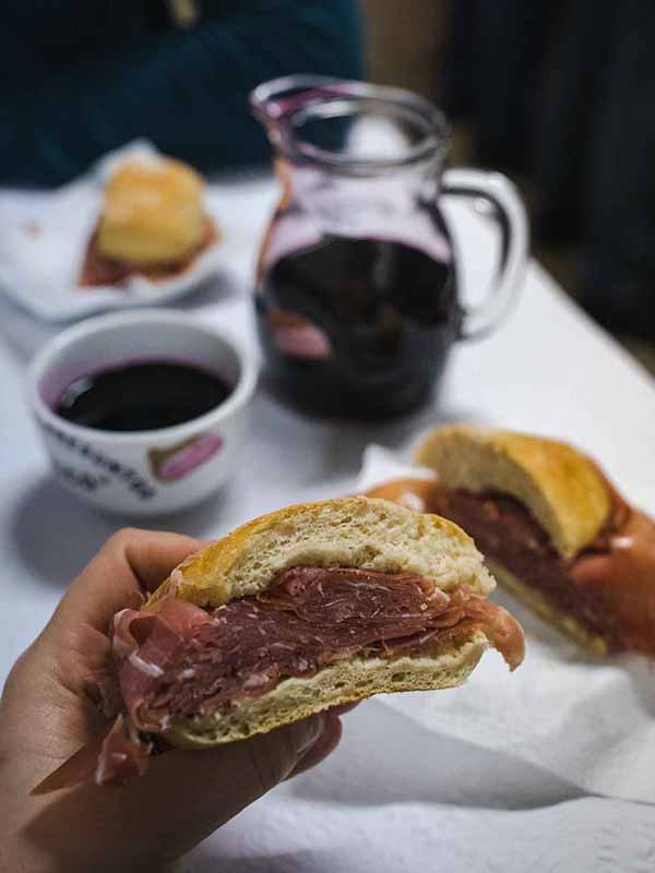Food at Casa dos Presuntos Xico, Porto, Portugal