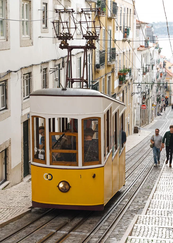 Bica Funicular in Lisbon